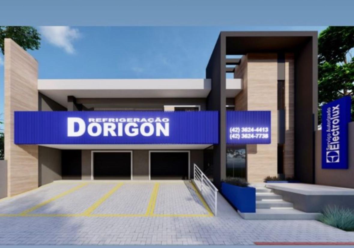 Fachada identificada da Refrigeração Dorigon